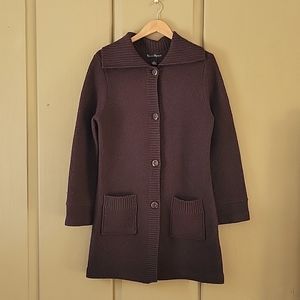 Wool button-up jacket